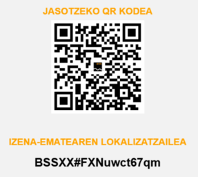 Jasotzeko Qr kodea